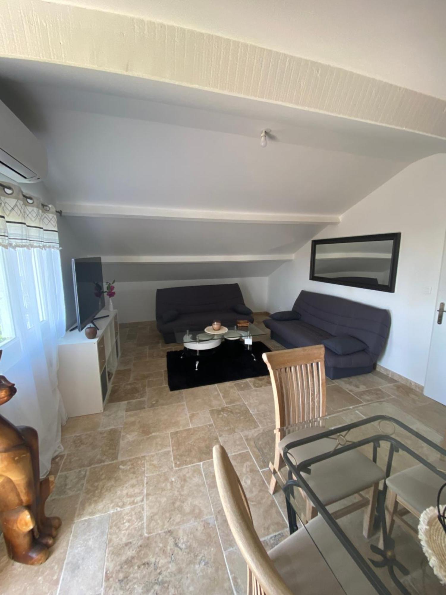 Haut De Villa Vue Mer 라센느쉬르메르 외부 사진